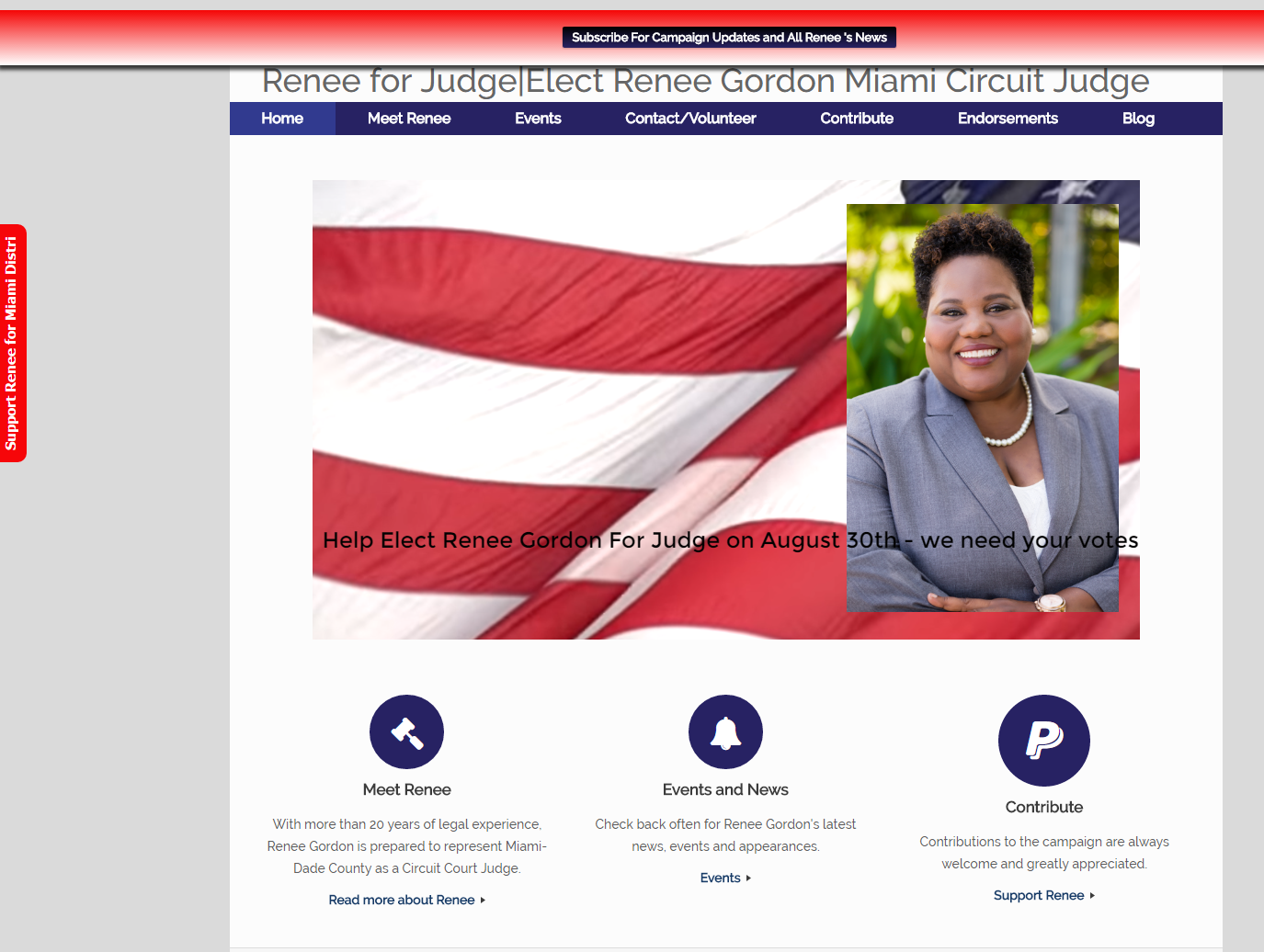 renee4judge.com Election Project
